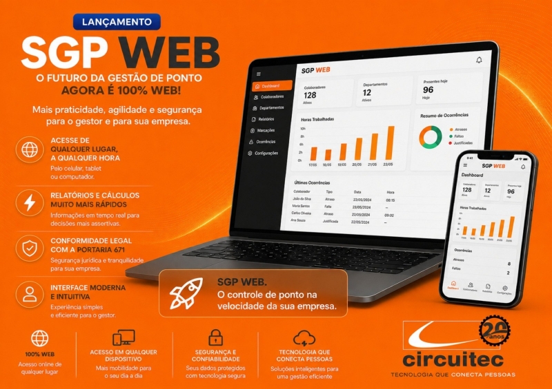 LANÇAMENTO DO NOVO SGP WEB