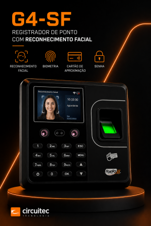 Ponto All G4 – SF (facial / biometria / cartão / senha)