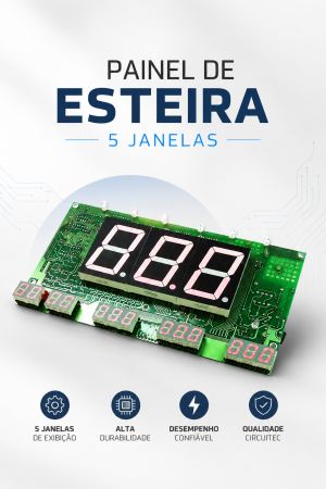 Painel Esteira 5 Janelas