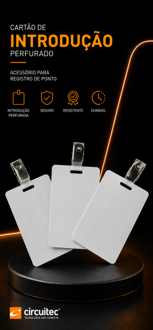 Crachá com codificação óptica para REP Pontoall Óptico